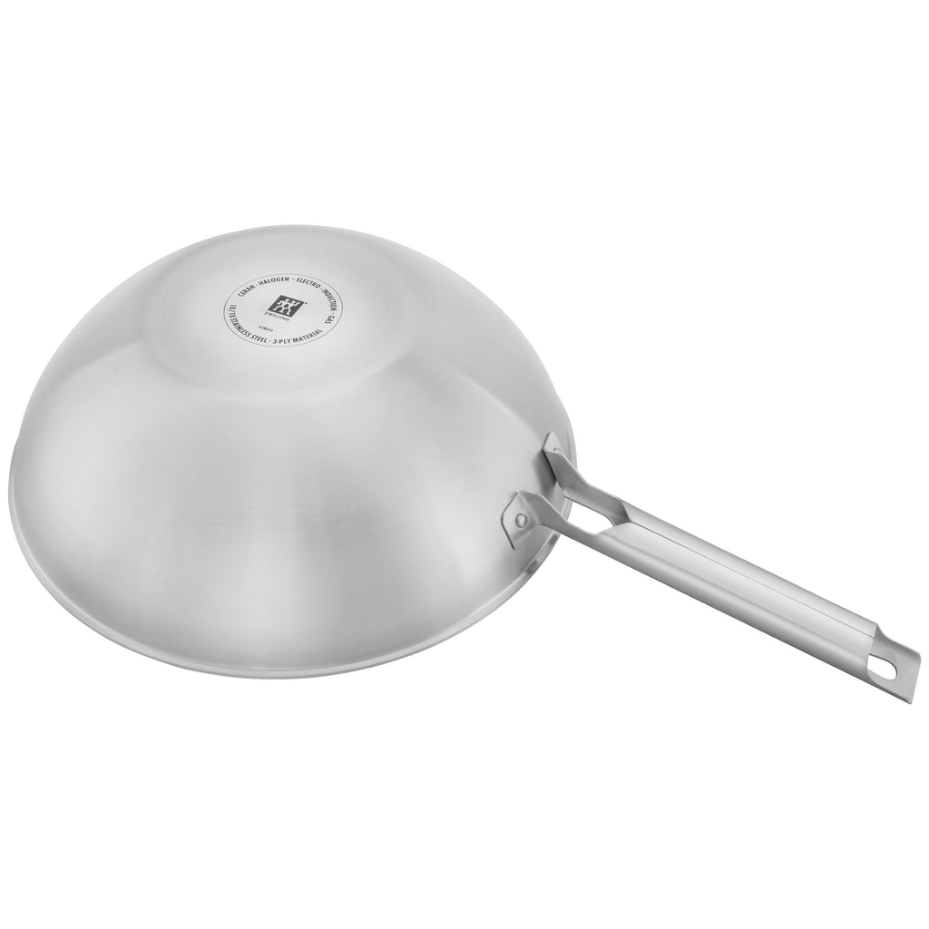 ZWILLING 12" Stainless Steel Non-Stick Wok and Lid, Joy Plus Series
