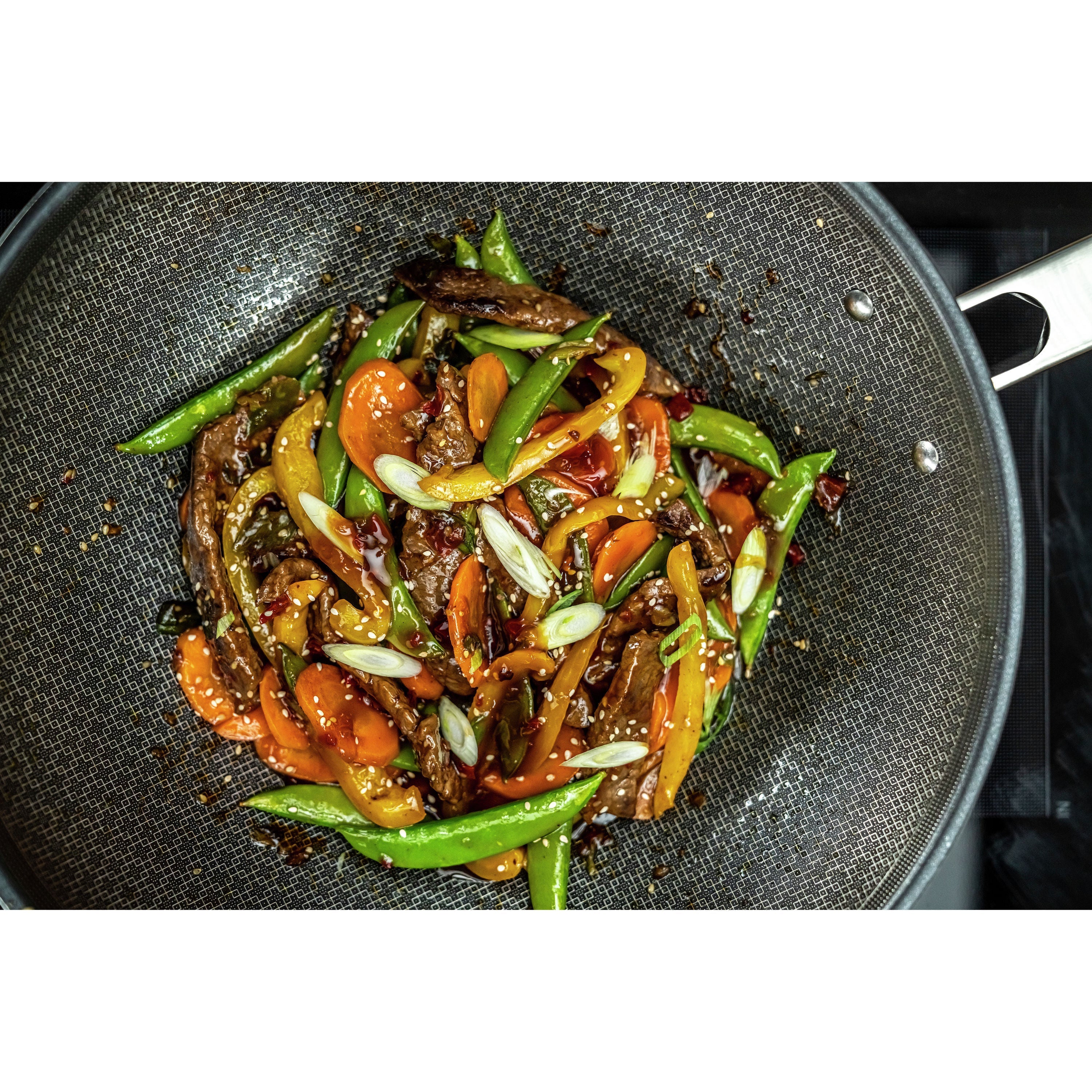 ZWILLING 12" Stainless Steel Non-Stick Wok and Lid, Joy Plus Series