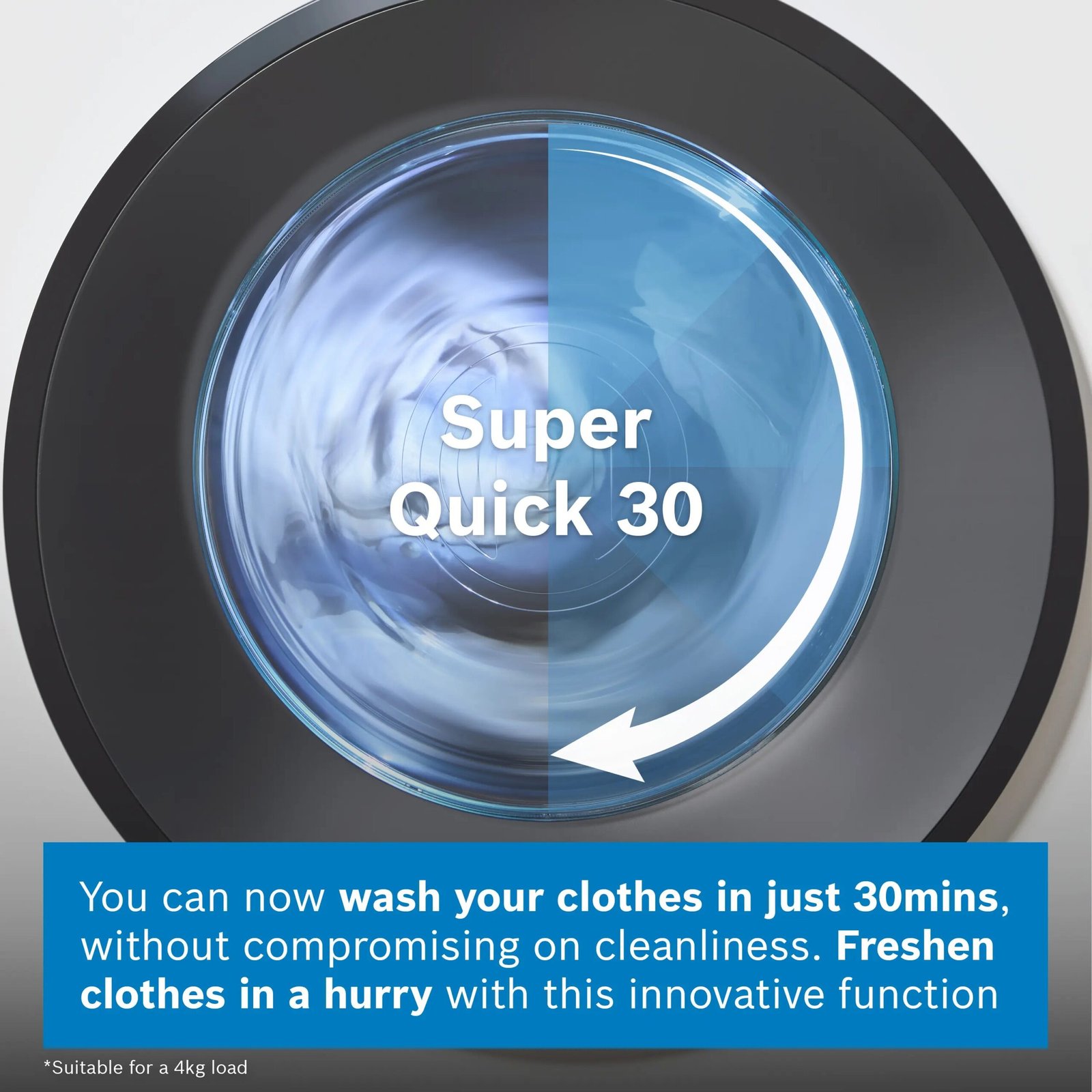 Bosch Series 6 WGH254A0GB - White 10KG Washing Machine - 1400 RPM - A energy