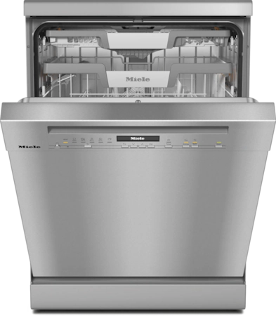 Miele G 7040 SC Front AutoDos CleanSteel Freestanding Dishwasher