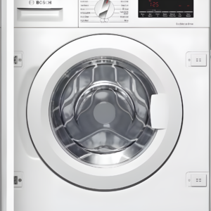 Bosch Series 8 WIW28502GB - White Integrated 8KG Washing Machine - 1400 RPM - C energy